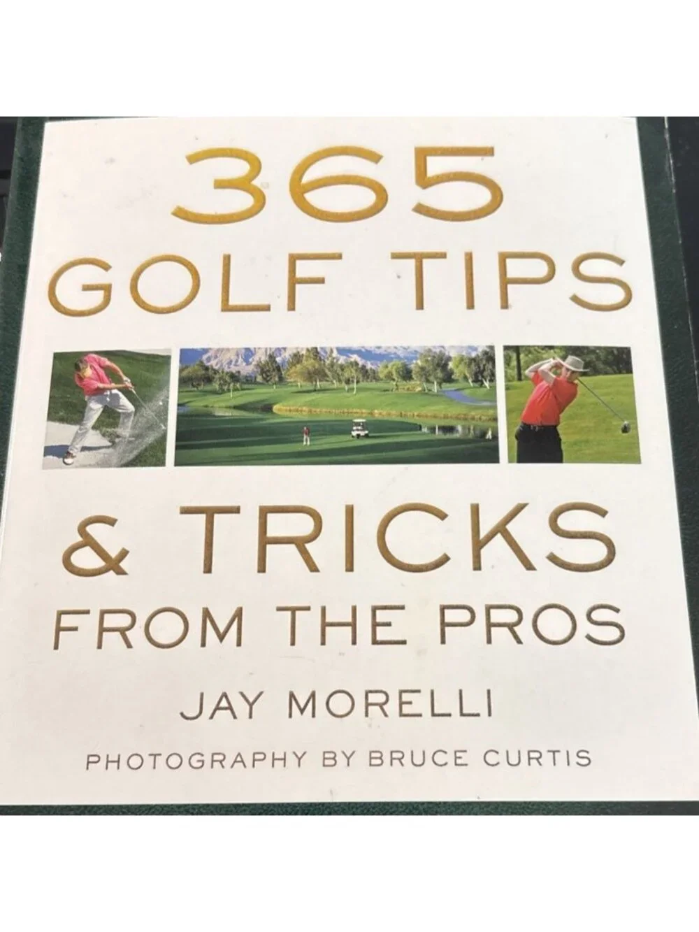Sports 365 GOLF TIPS & TRICKS FROM PROS By Jay Morelli Paperback 2013
